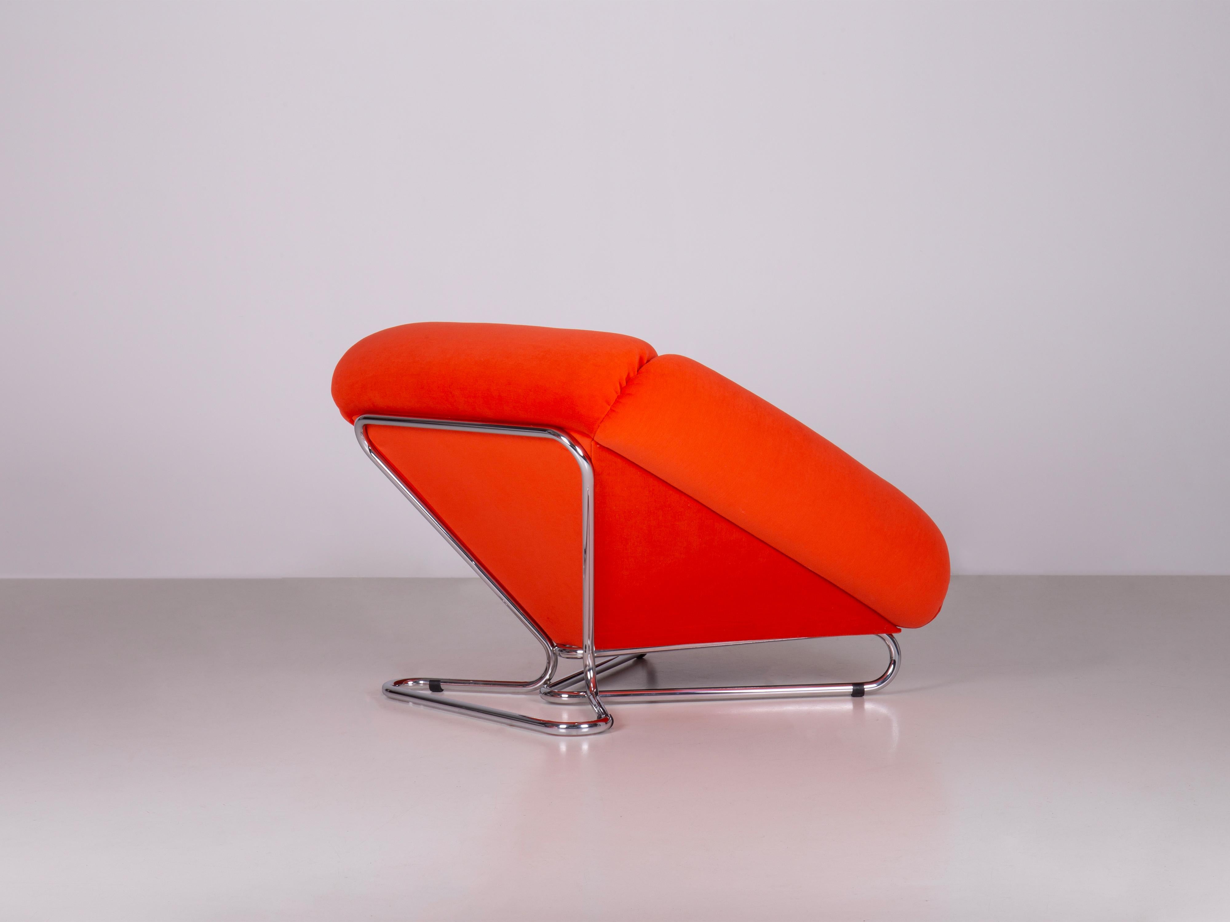 Prisma-Sessel von Augusto Betti Kvadrat, Paradisoterrestre-Ausgabe mit Gentle Fabric (Italienisch) im Angebot