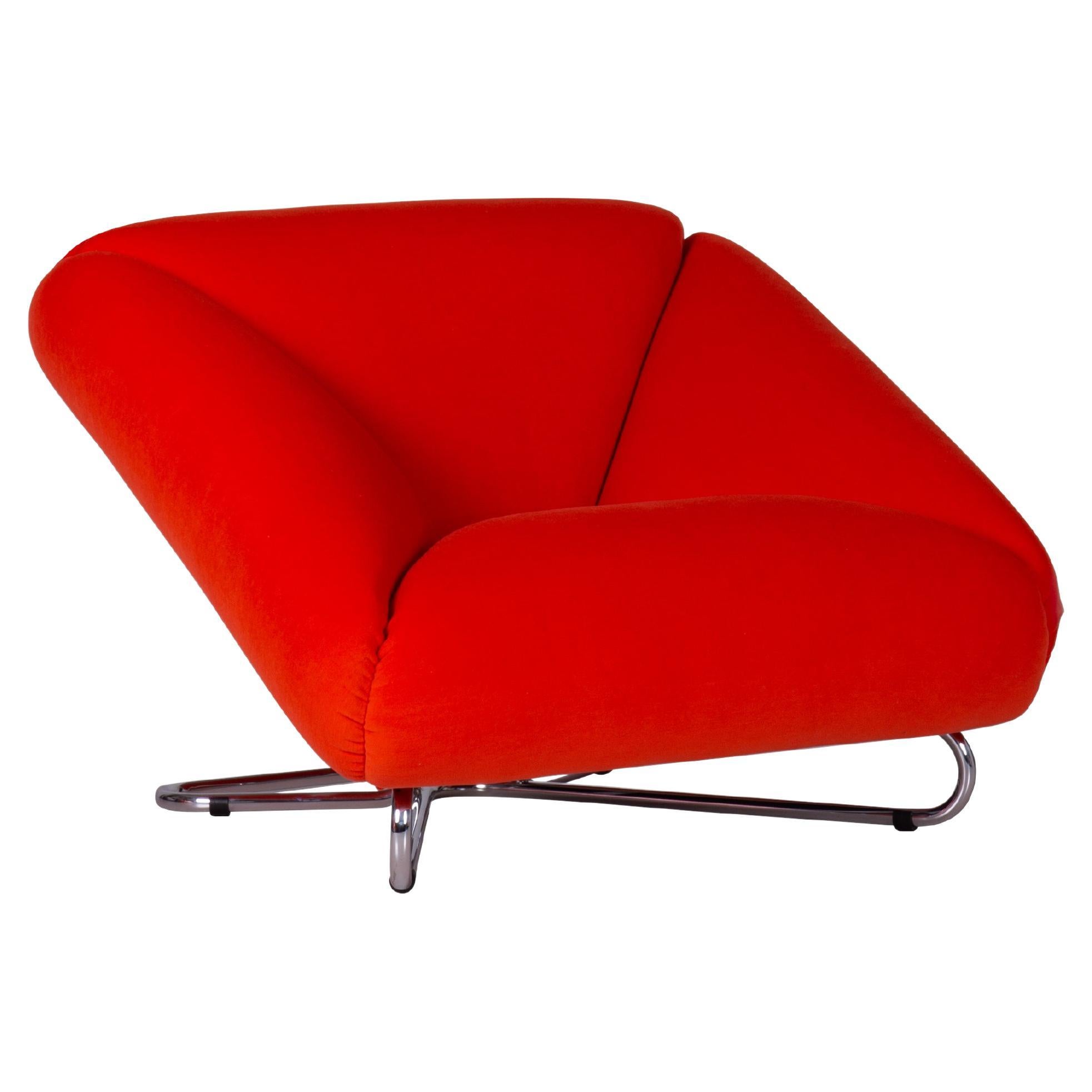 Fauteuil Prisma d'Augusto Betti Kvadrat en tissu pour homme, édition Paradisoterrestre