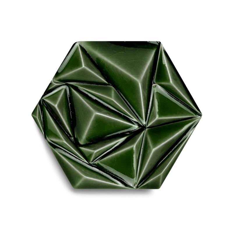 carreaux de céramique de Prisma peints à la main en vente 3