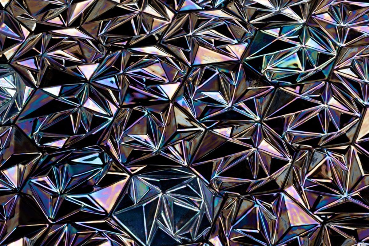 carreaux de céramique de Prisma peints à la main en vente 8