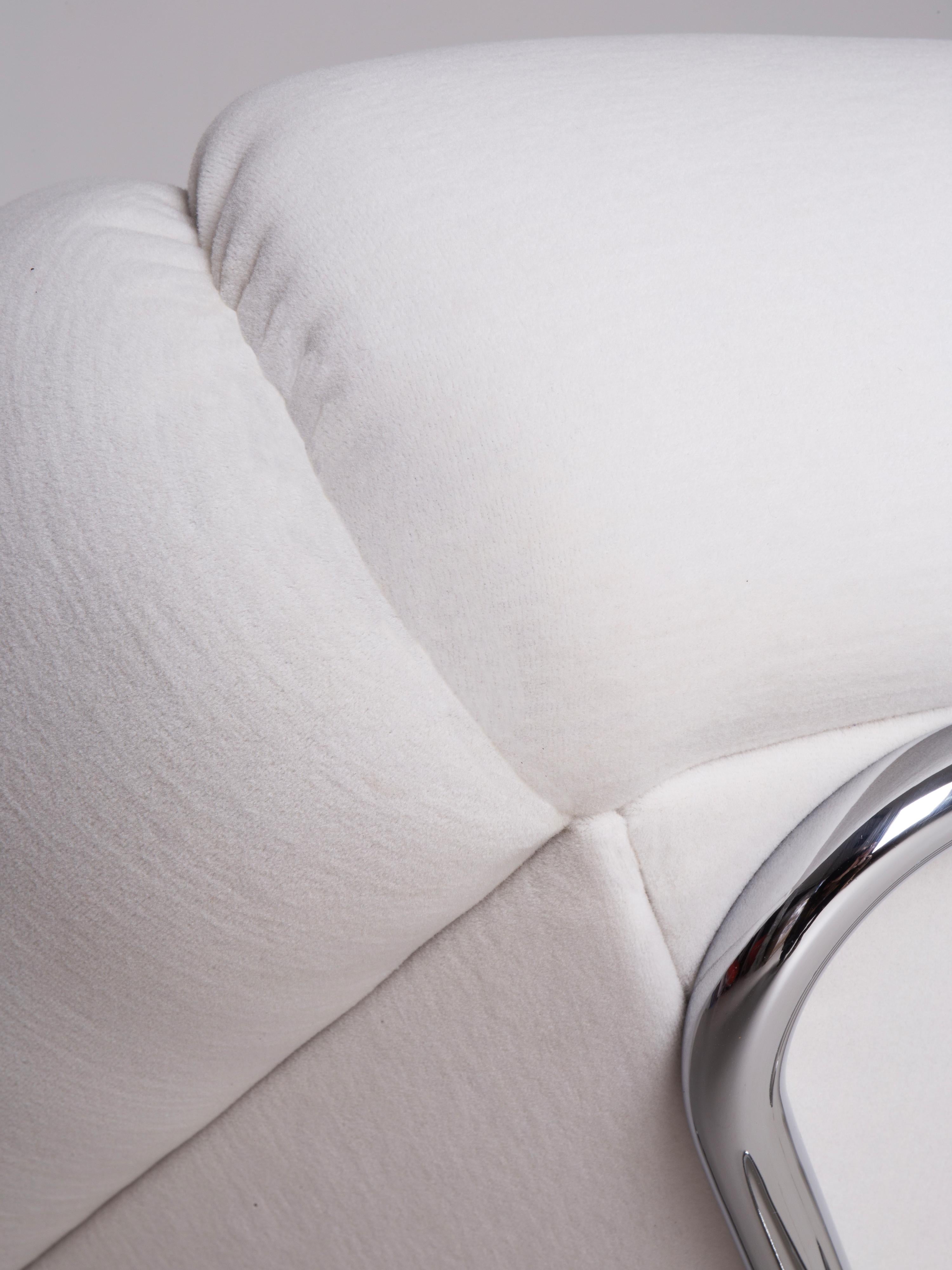Mid-Century Modern Prisma Sofa by Augusto Betti Kvadrat Gentle Fabric Paradisoterrestre Edition For Sale