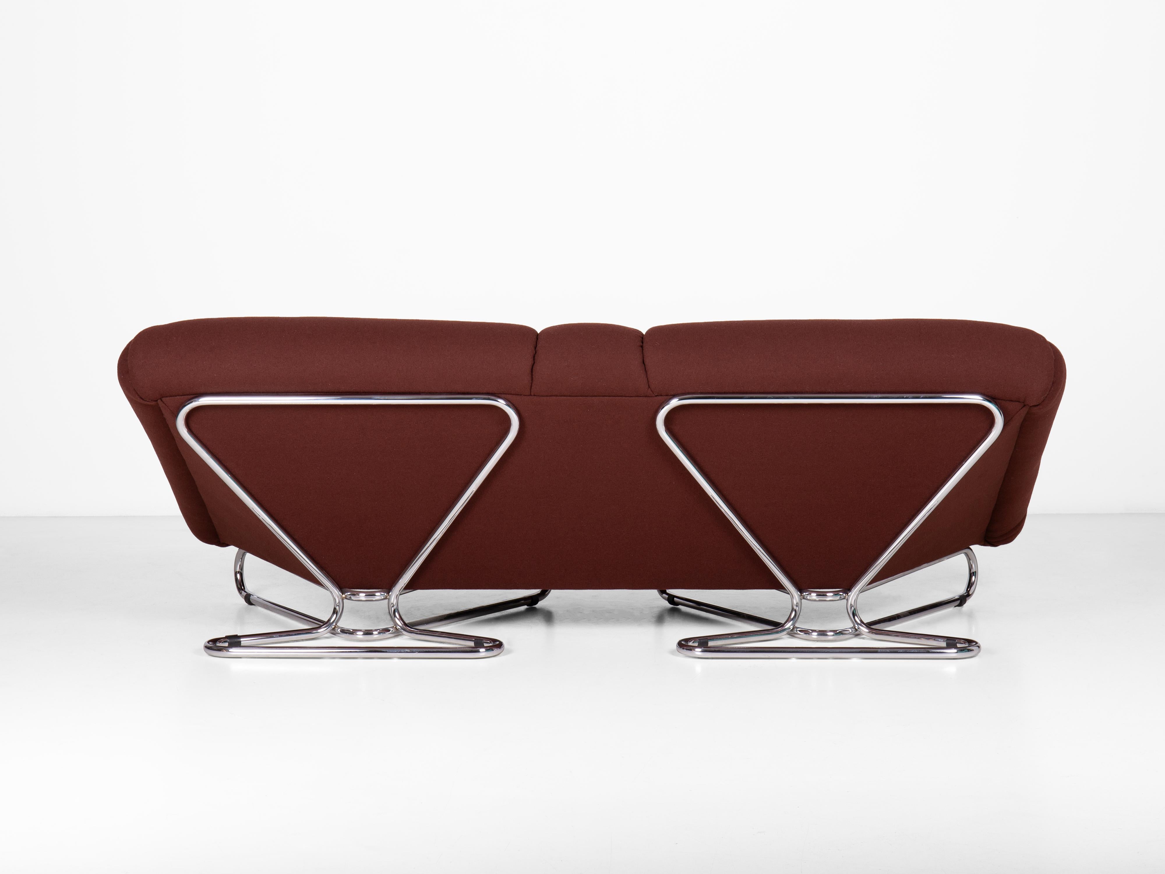 italien Sofa Prisma d'Augusto Betti Kvadrat Tonus Fabric Paradisoterrestre Edition en vente