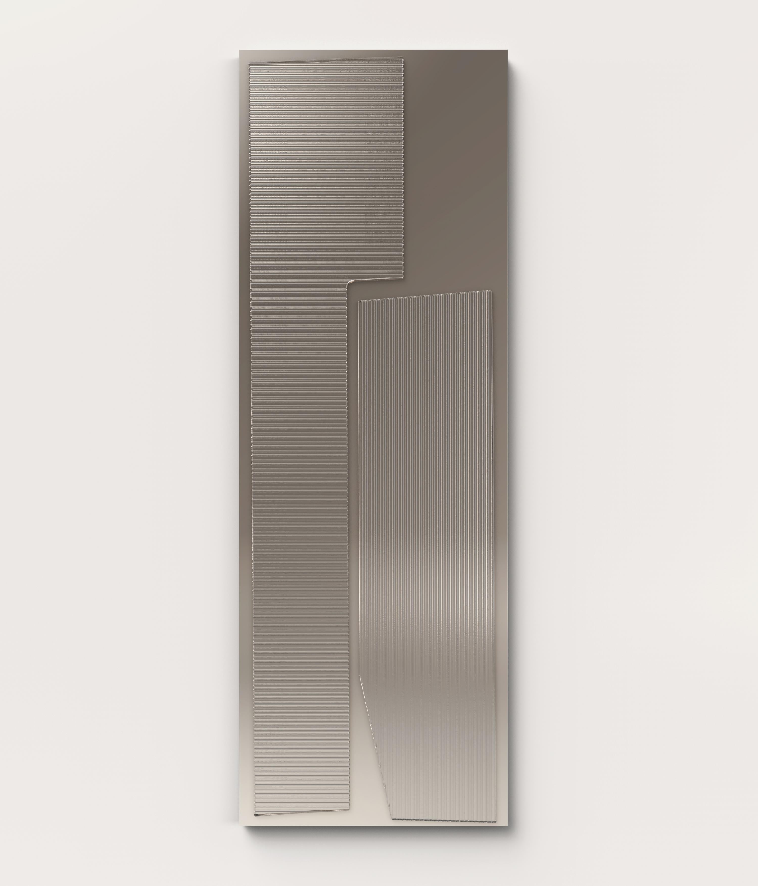 Italian Contemporary LimitedEdition Glass Bronzed Mirror, Prisma V2 by Edizione Limitata
