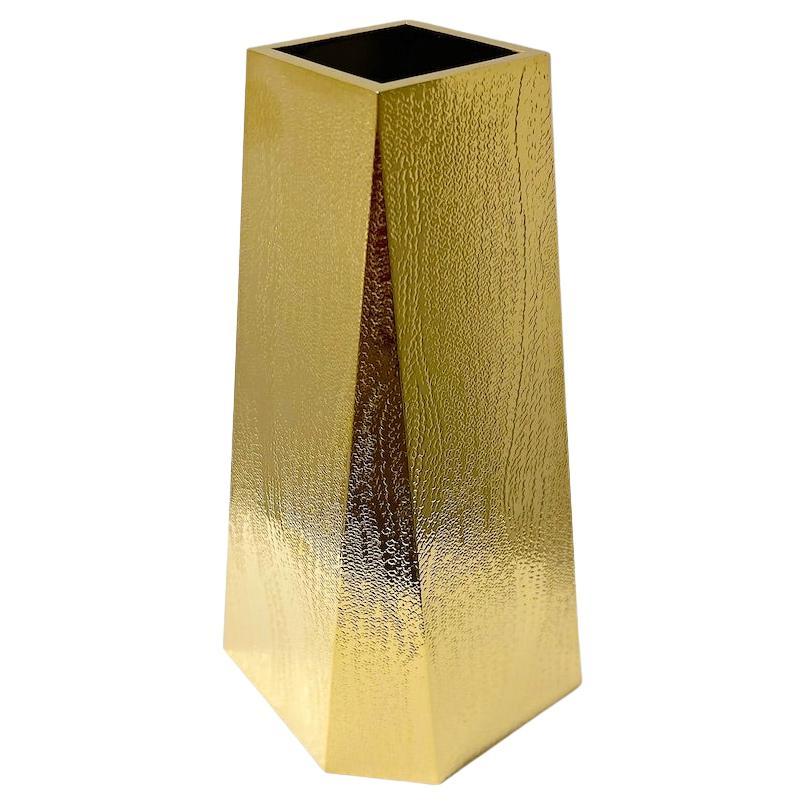 Gold Leave Vase with 24Karat Gold Plate For Sale at 1stDibs 24 karat