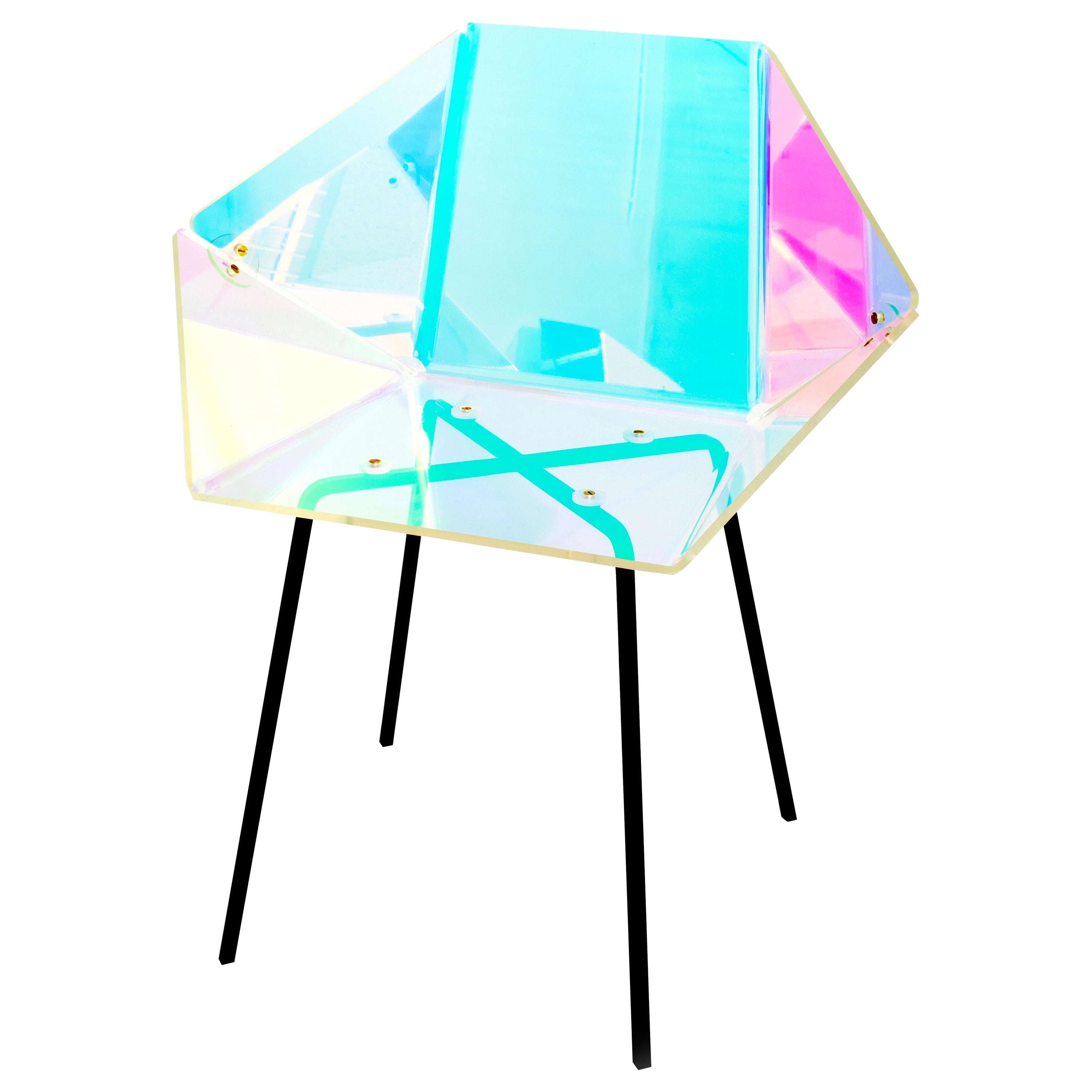 Prismania Chair Signed by Elise Luttik For Sale