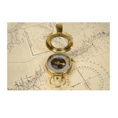 Prismatic Bearing Brass Compass, 1918