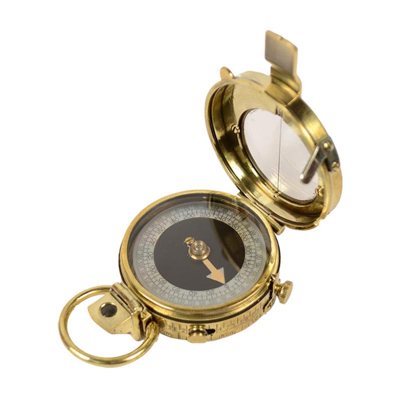 Prismatic Bearing Brass Compass, 1918 at 1stDibs