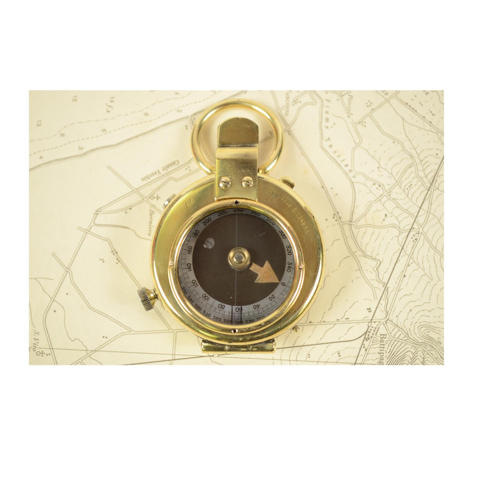 Prismatic Bearing Brass Compass 5