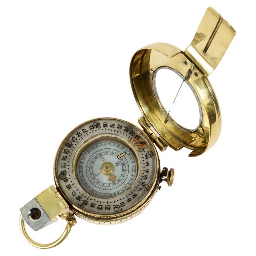 Details about   Vintage London Old Army Tracking Compass 19th Century Instrument Magnetic C 