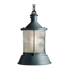 Prismatic Storm Lantern by Jean Perzel, France Circa 1950