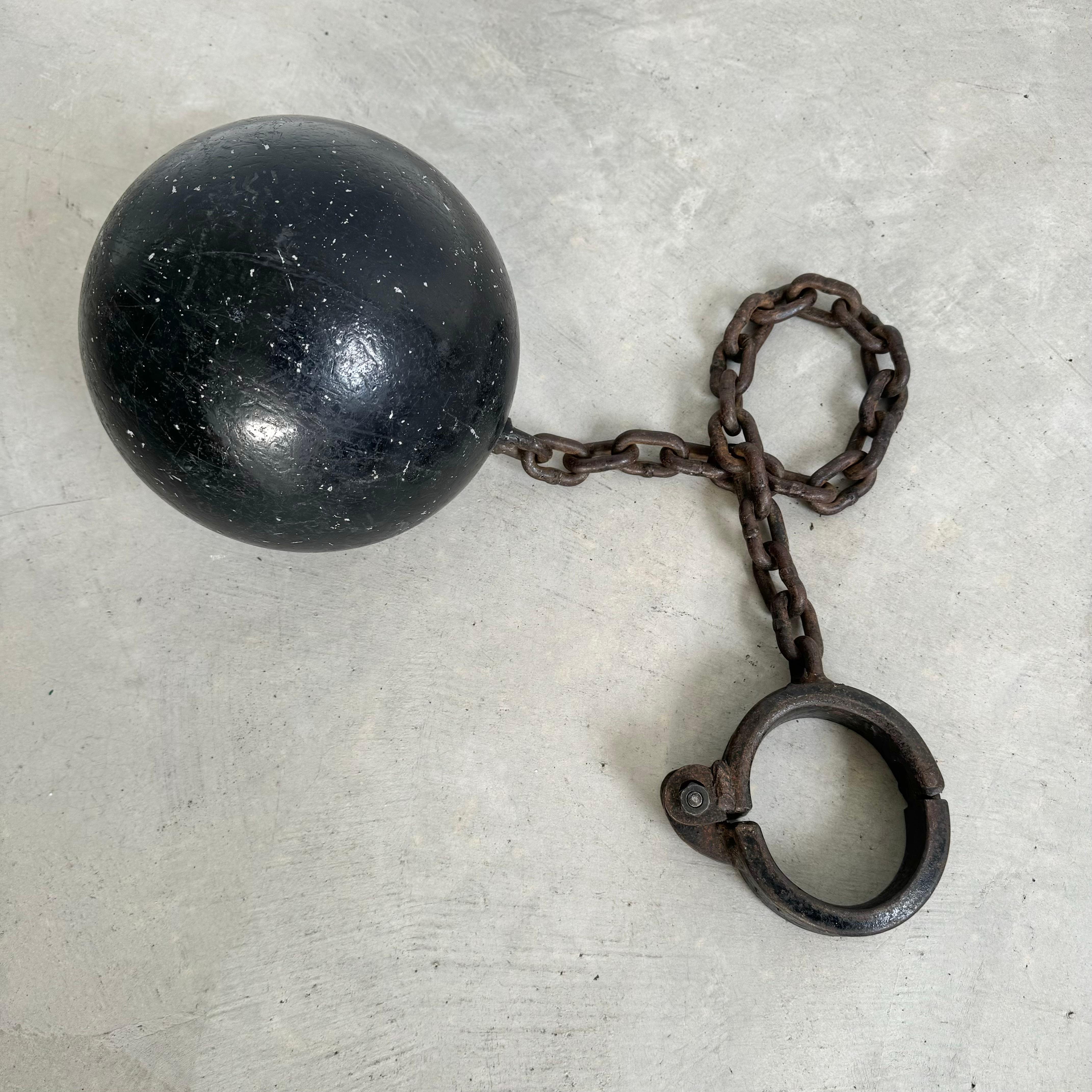 American Prison Ball and Chain, 1940s USA