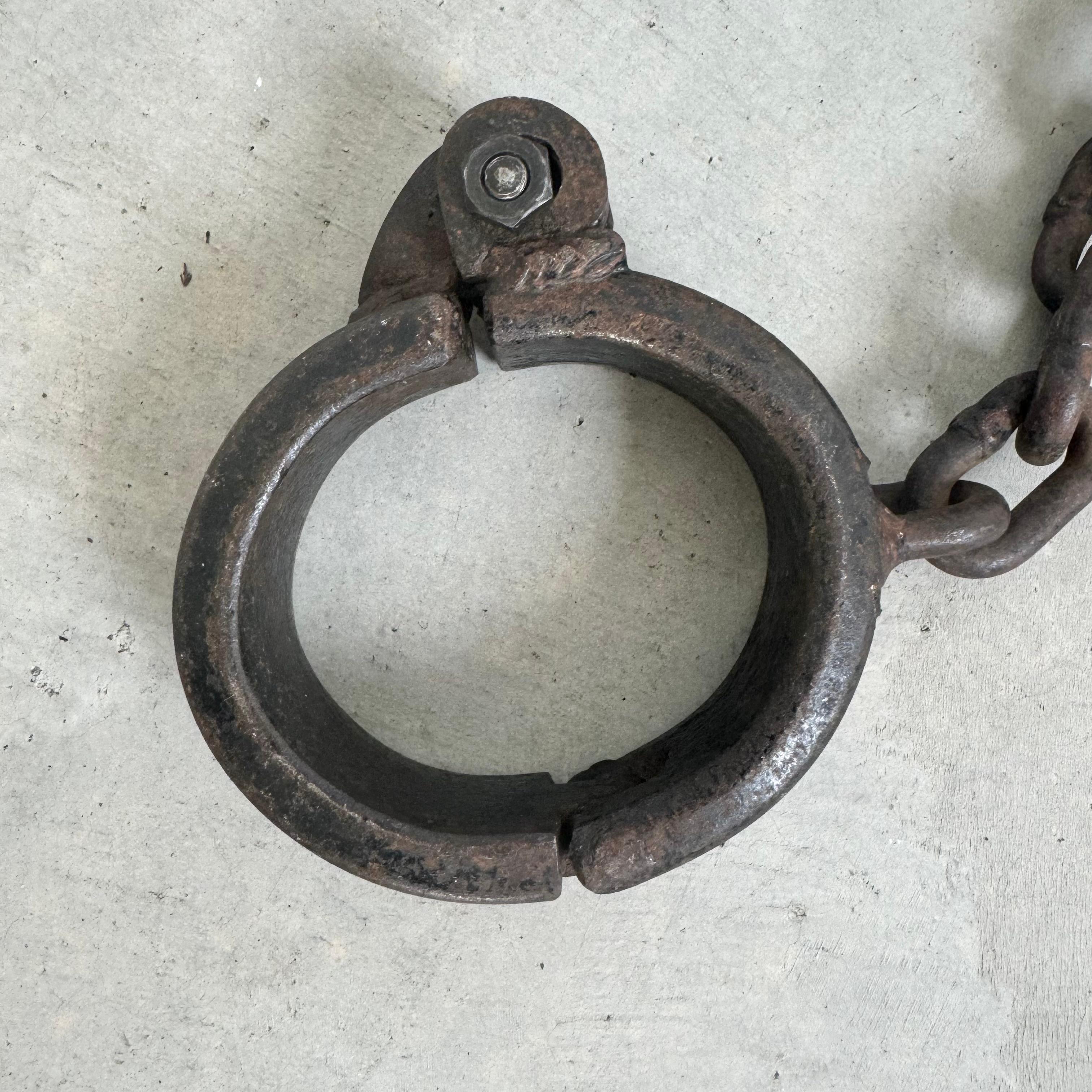 Iron Prison Ball and Chain, 1940s USA