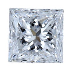 Pristine 0.57ct Ideal Cut Square-Shaped Diamond - GIA Certified