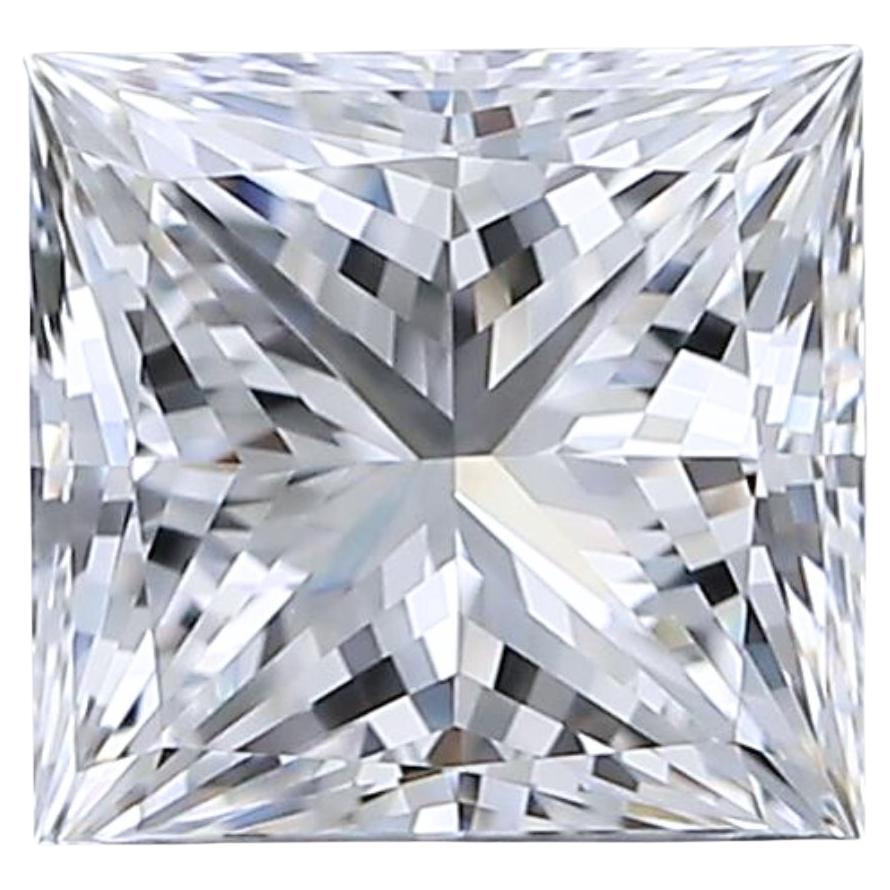 Pristine 0.80ct Double Excellent Ideal Cut Princess Cut Diamond - IGI Certified