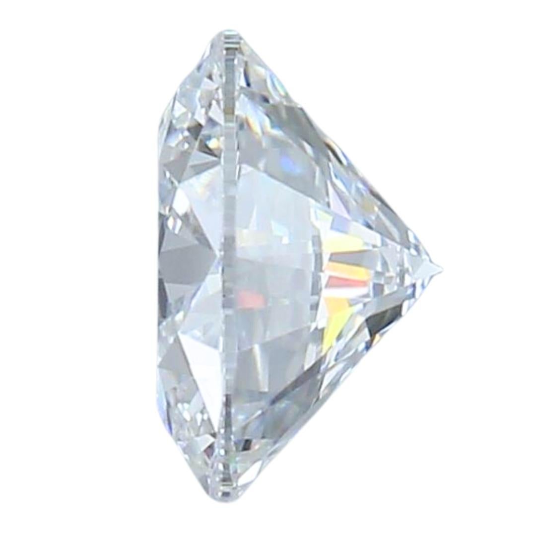 Round Cut Pristine 1.00ct Ideal Cut Round-Shaped Diamond - GIA Certified For Sale