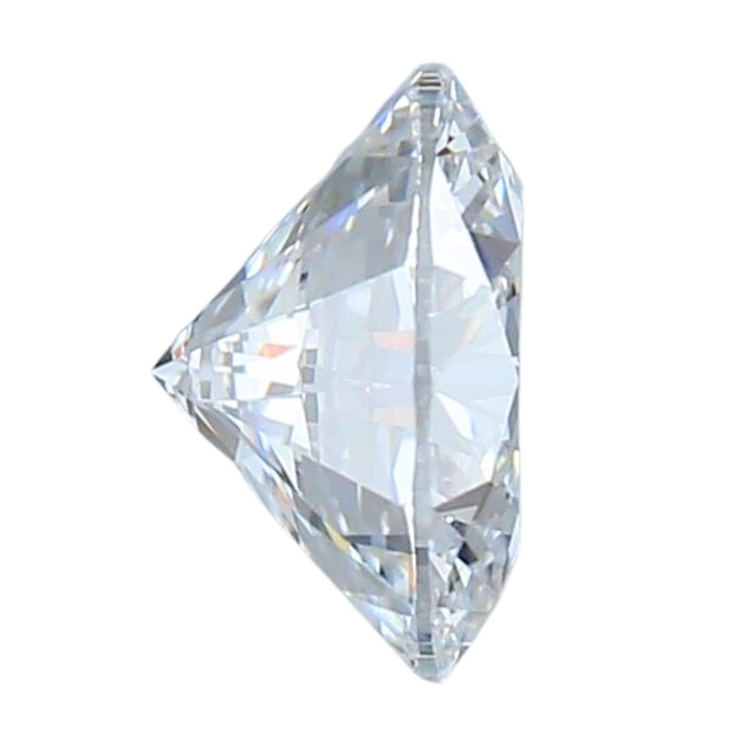 Pristine 1.00ct Ideal Cut Round-Shaped Diamond - GIA Certified In New Condition For Sale In רמת גן, IL