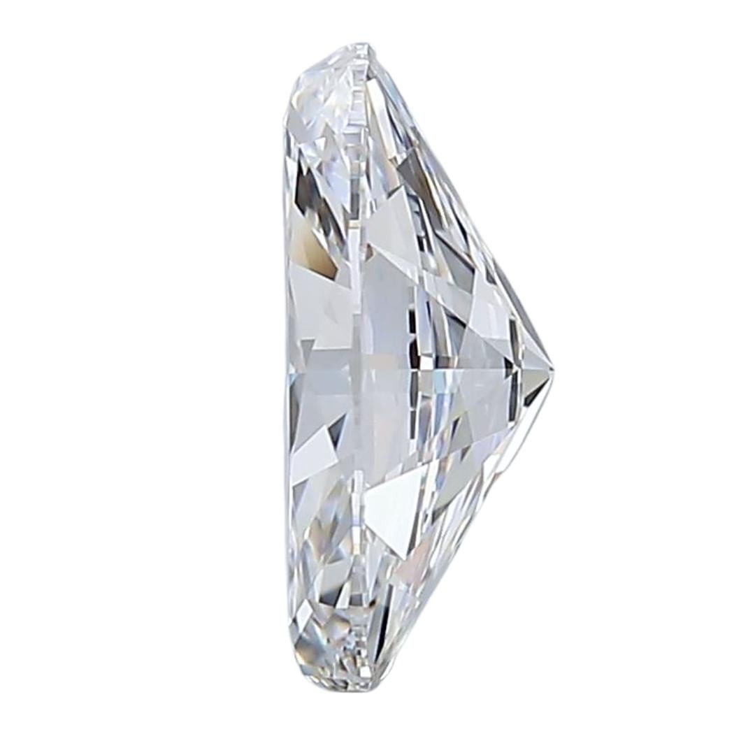 Prismaler 1,01 Karat Diamant im Idealschliff Ovalschliff - GIA-zertifiziert im Zustand „Neu“ im Angebot in רמת גן, IL