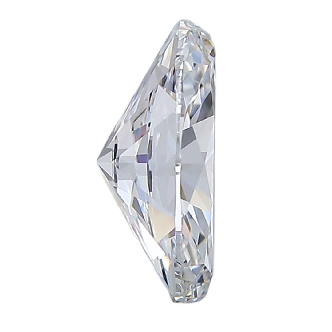 Diamant taille ovale parfaite de 1,01 carat certifié GIA Neuf - En vente à רמת גן, IL