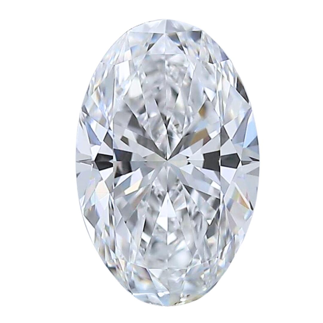 Diamant taille ovale parfaite de 1,01 carat certifié GIA en vente 2
