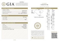 Pristine 1.05ct Double Excellent Ideal Cut Pair of Diamonds - GIA Certified