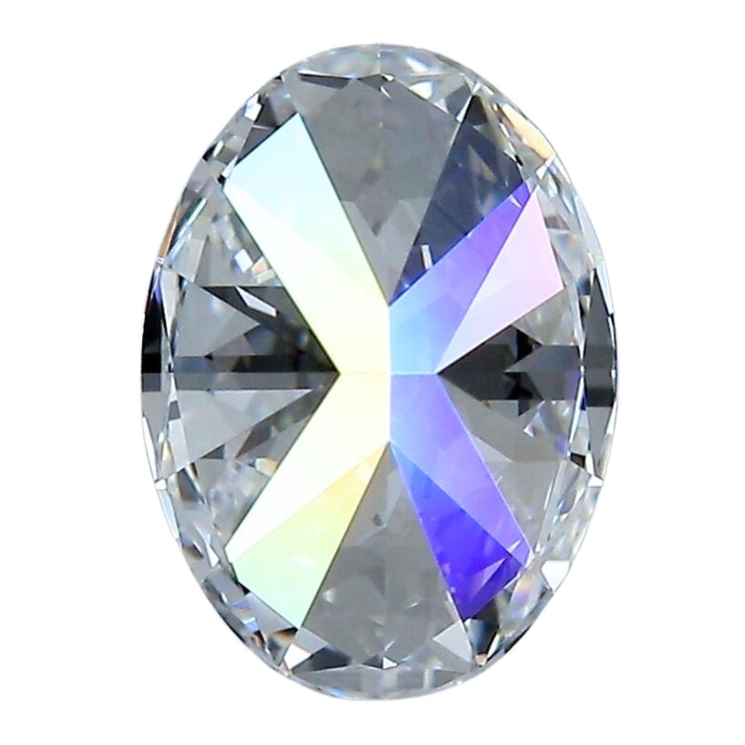 Women's Pristine 1.51 ct Ideal Cut Oval Diamond - GIA Certfied For Sale