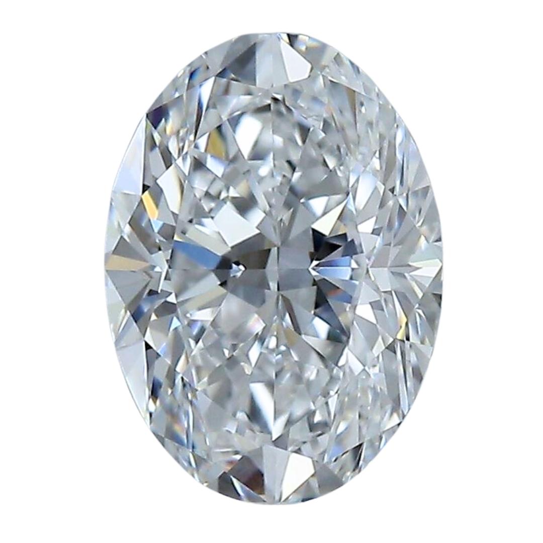 Pristine 1.51 ct Ideal Cut Oval Diamond - GIA Certfied For Sale 2