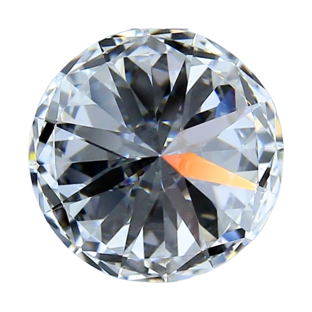 Women's Pristine 4.51ct Ideal Cut Round Diamond - GIA Certified For Sale