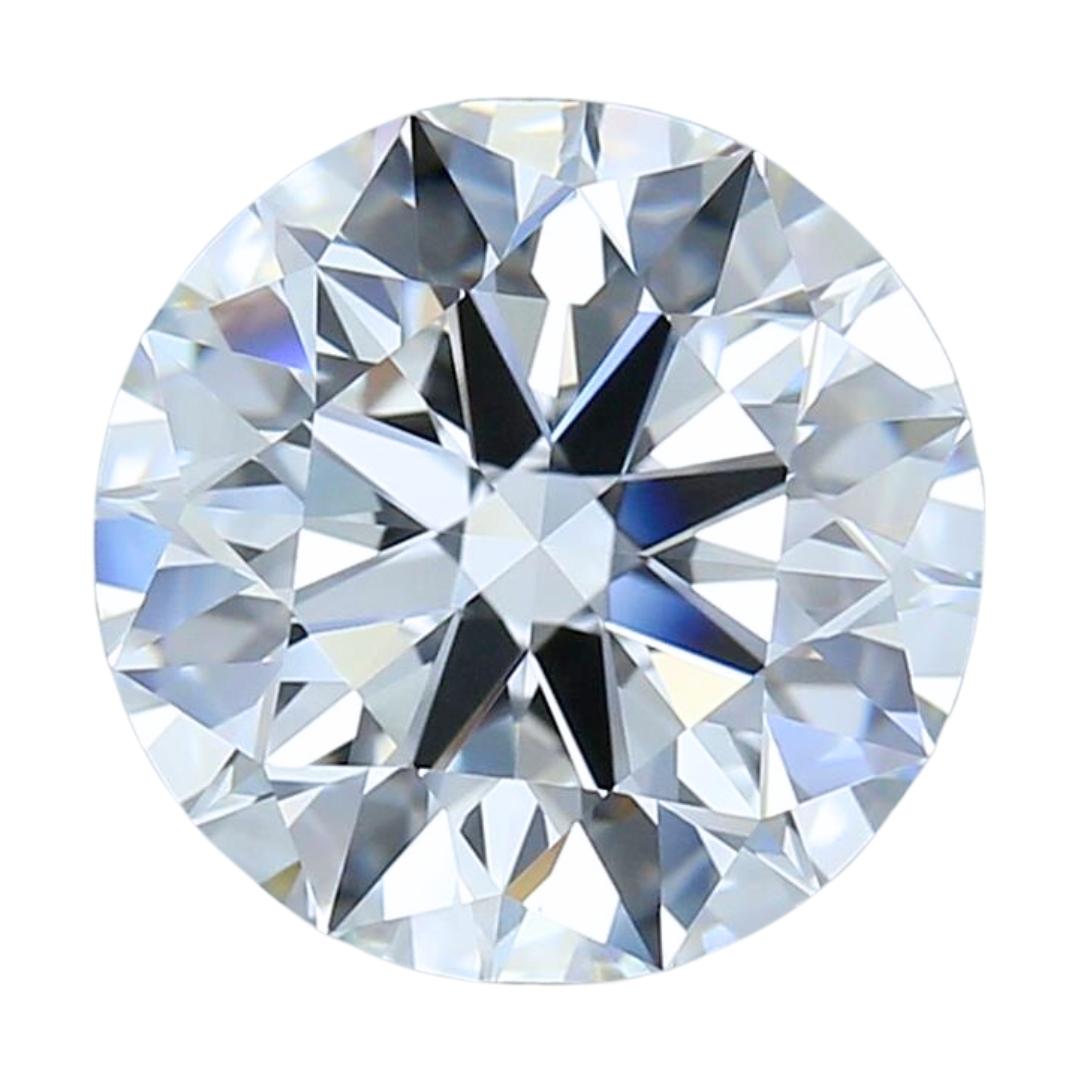 Pristine 4.51ct Ideal Cut Round Diamond - GIA Certified For Sale 2