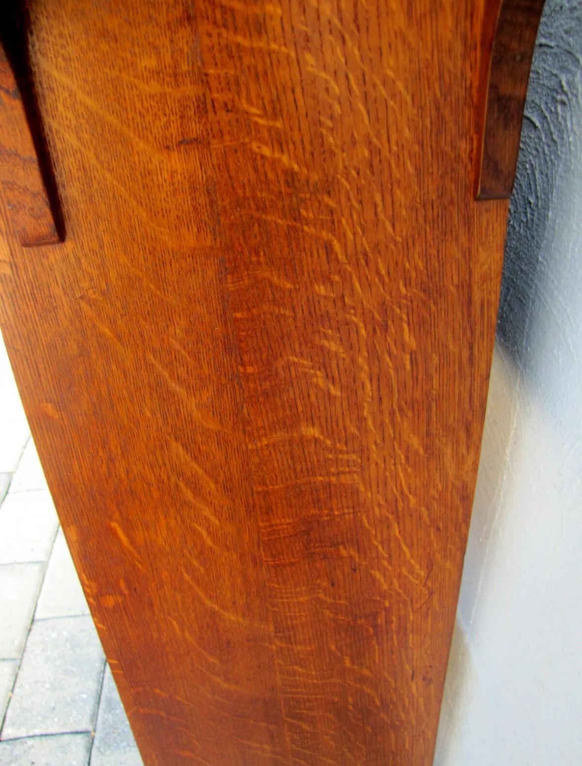 PRISTINE Antike Charles PRISTINE   LIMBERT Oak Drop Front Desk - Stickley Era (amerikanisch) im Angebot