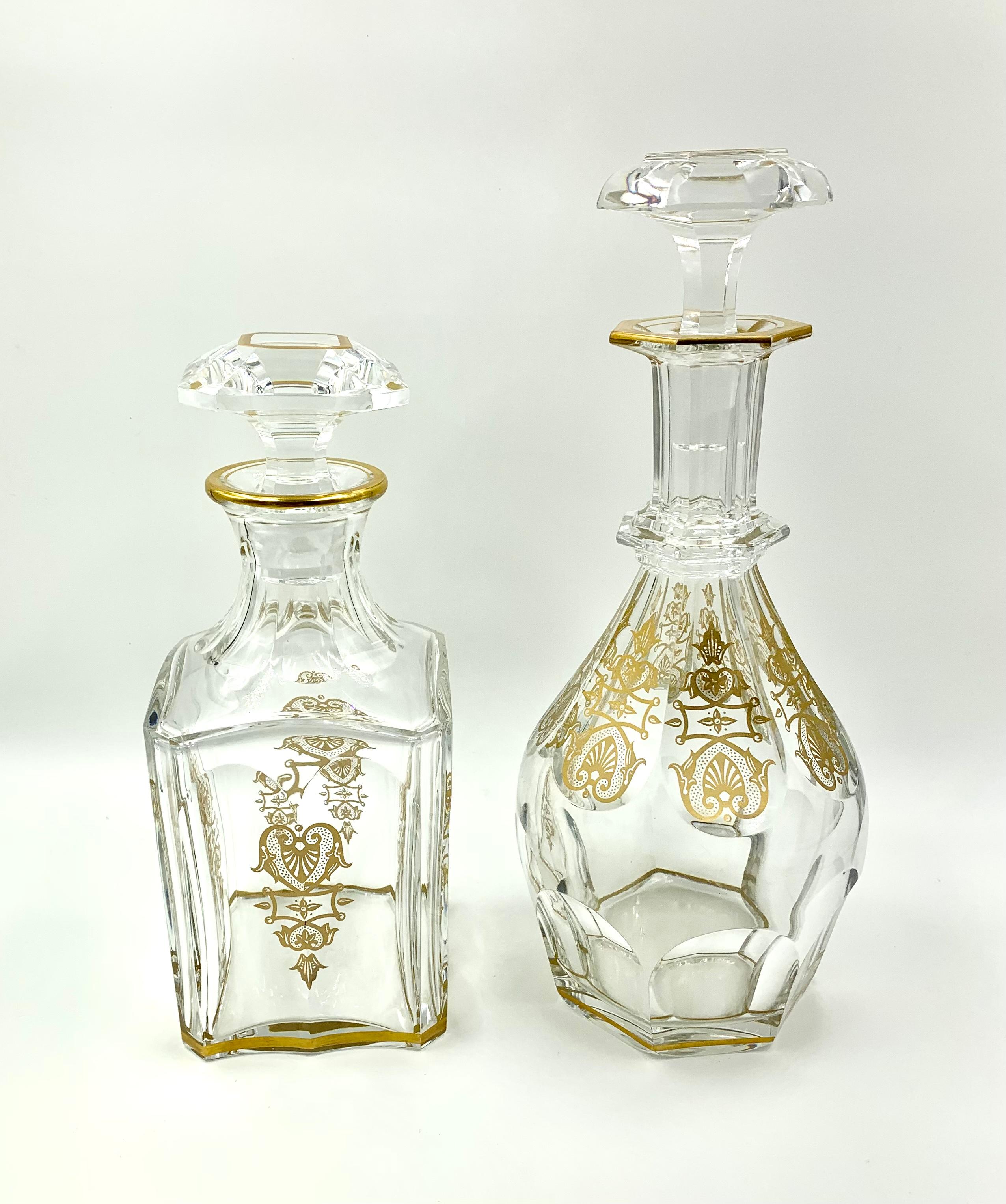 Pristine Baccarat Crystal Harcourt 1841 Empire Whiskey Decanter 4
