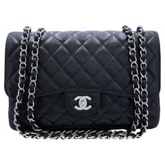 Chanel // 2009 Black Quilted Classic Flap Jumbo Bag – VSP Consignment