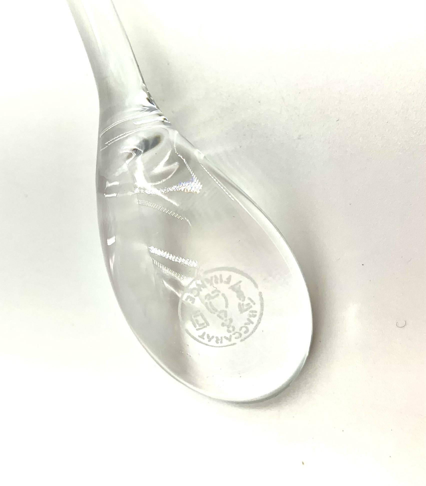 Grande pezzo da portata in cristallo di Baccarat Harcourt in perfetto stato di conservazione in vendita 3