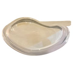 Pristine Mid-Century Biomorphic Lucite Catch-it-all Bowl Attributed To Ritts