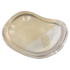 Pristine Mid-Century Biomorphic Lucite Catch-it-all Bowl Attributed To Ritts
