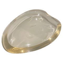 Pristine Mid-Century Large Biomorphic Lucite Bowl Attributed To Ritts