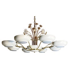 Pristine Paavo Tynell Style Chandelier by Lightolier