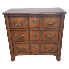 Pristine Pair Drexel Heritage Block Front French Fruitwood Chest of Drawers