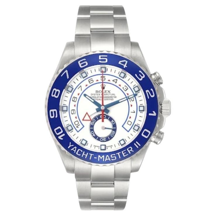 Pristine Rolex Yacht-Master II 44mm 116680 Blaue Keramik Lünette Regatta Box Papiere