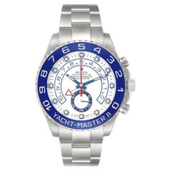Pristine Rolex Yacht-Master II 44mm 116680 Blaue Keramik Lünette Regatta Box Papiere