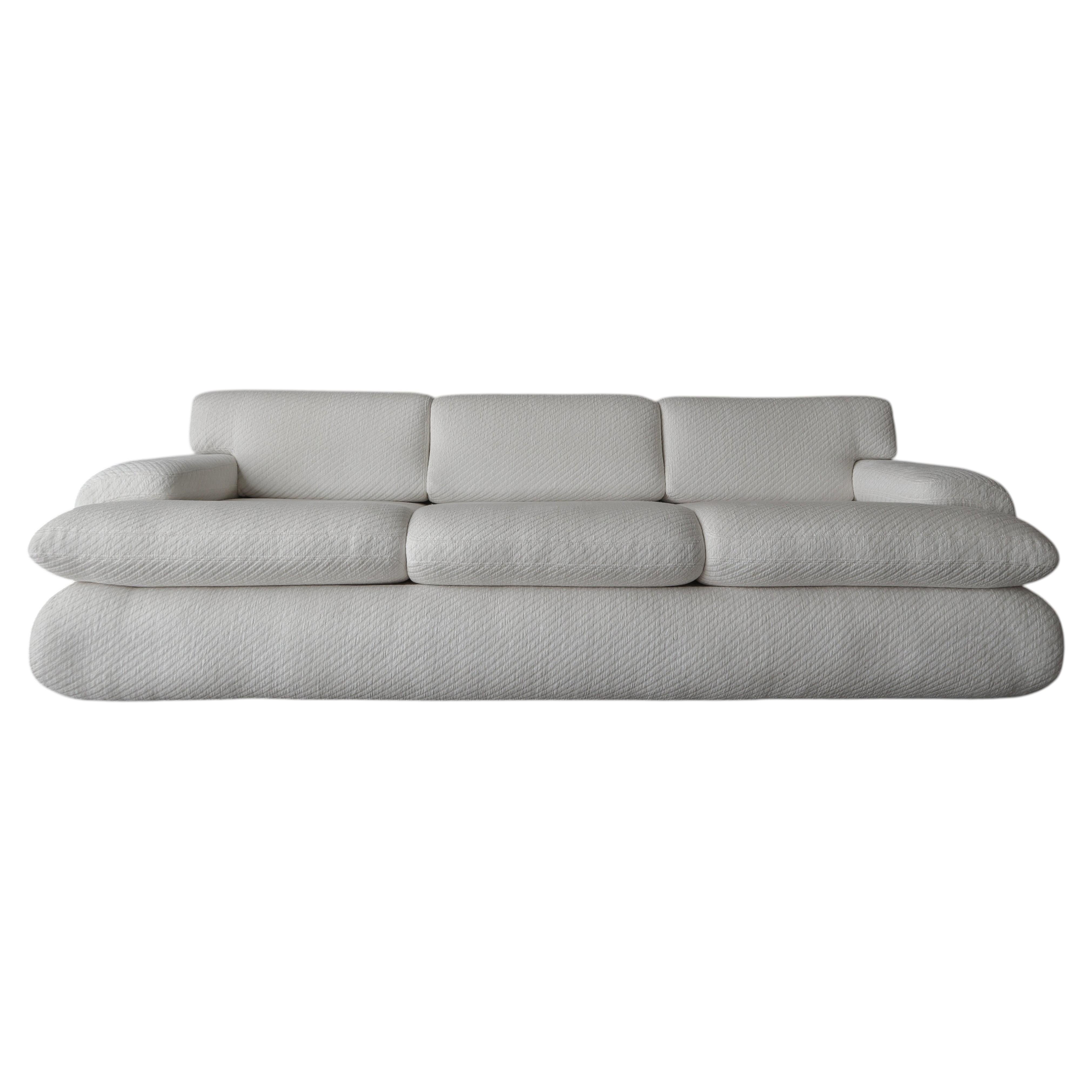 Pristine Vintage Post Modern Sofa by Preview For Sale