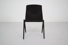 PRIVAT OFFER !! Set of 10 Vintage industrial Galvanitas S22 plywood chairs