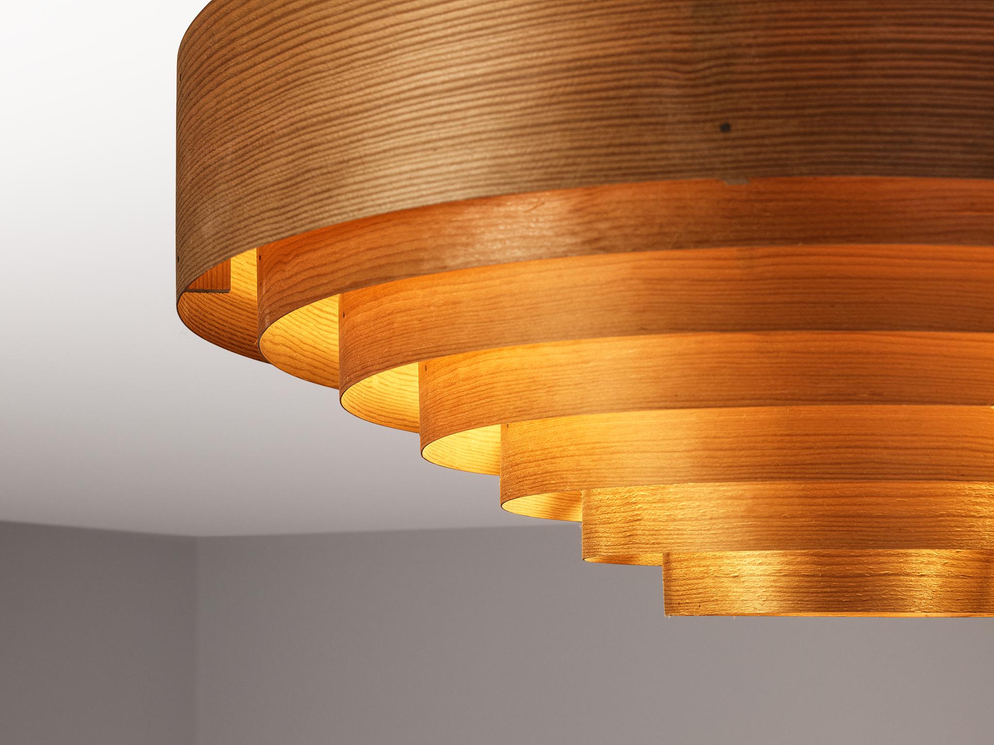 Mid-Century Modern Private listing for Cai: Hans-Agne Jakobsson Large Pine Ceiling Lights