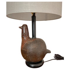 Private Listing for Christine: Aldo Londi for Bitossi Partridge Table Lamp 