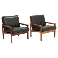 PRIVATE LISTING FOR MANUEL- Pair (2) Rosewood Capella Chairs by Illum Wikkelsø