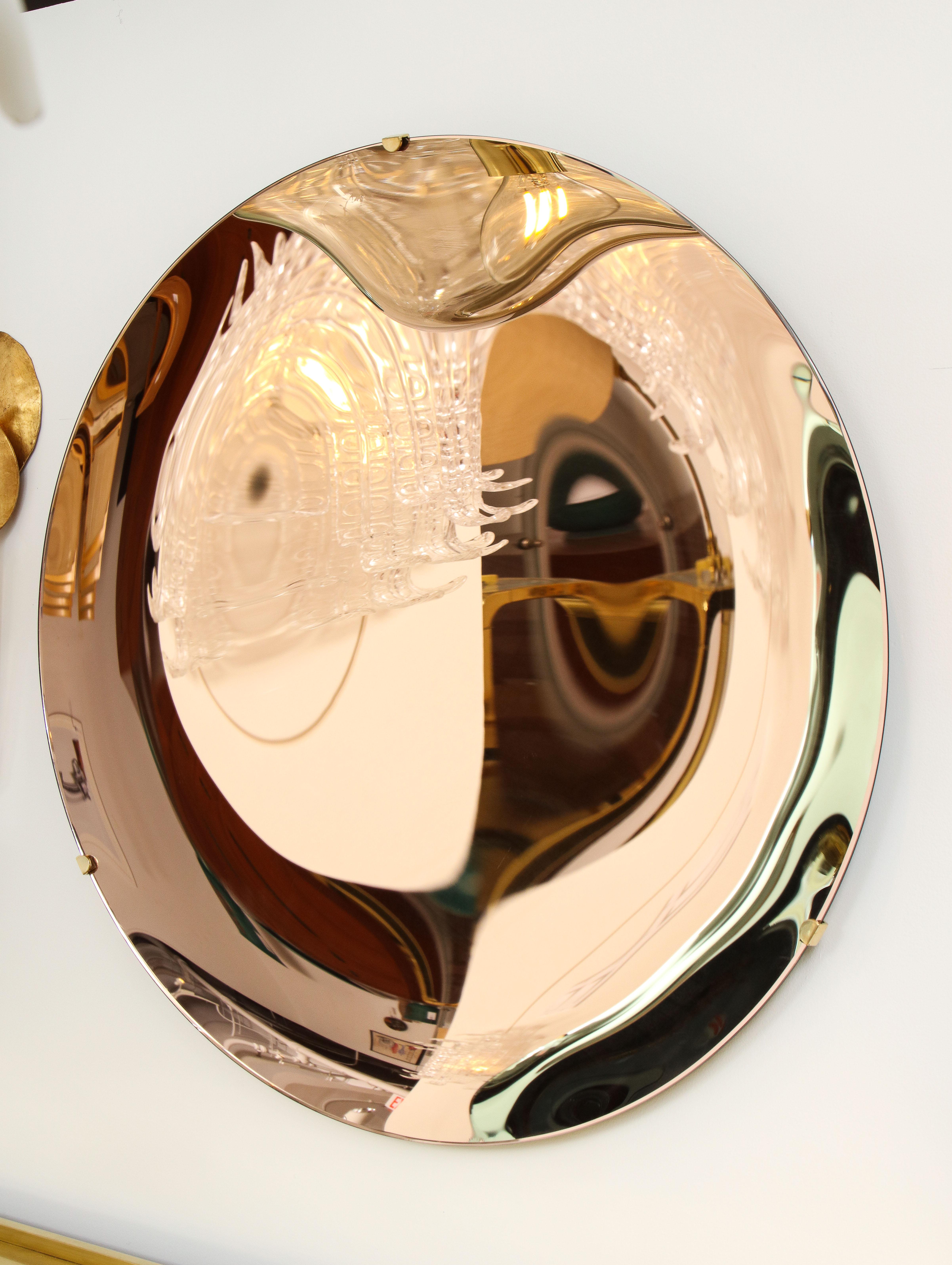 Contemporary Private Listing Large Sculptural Square Concave Rose 