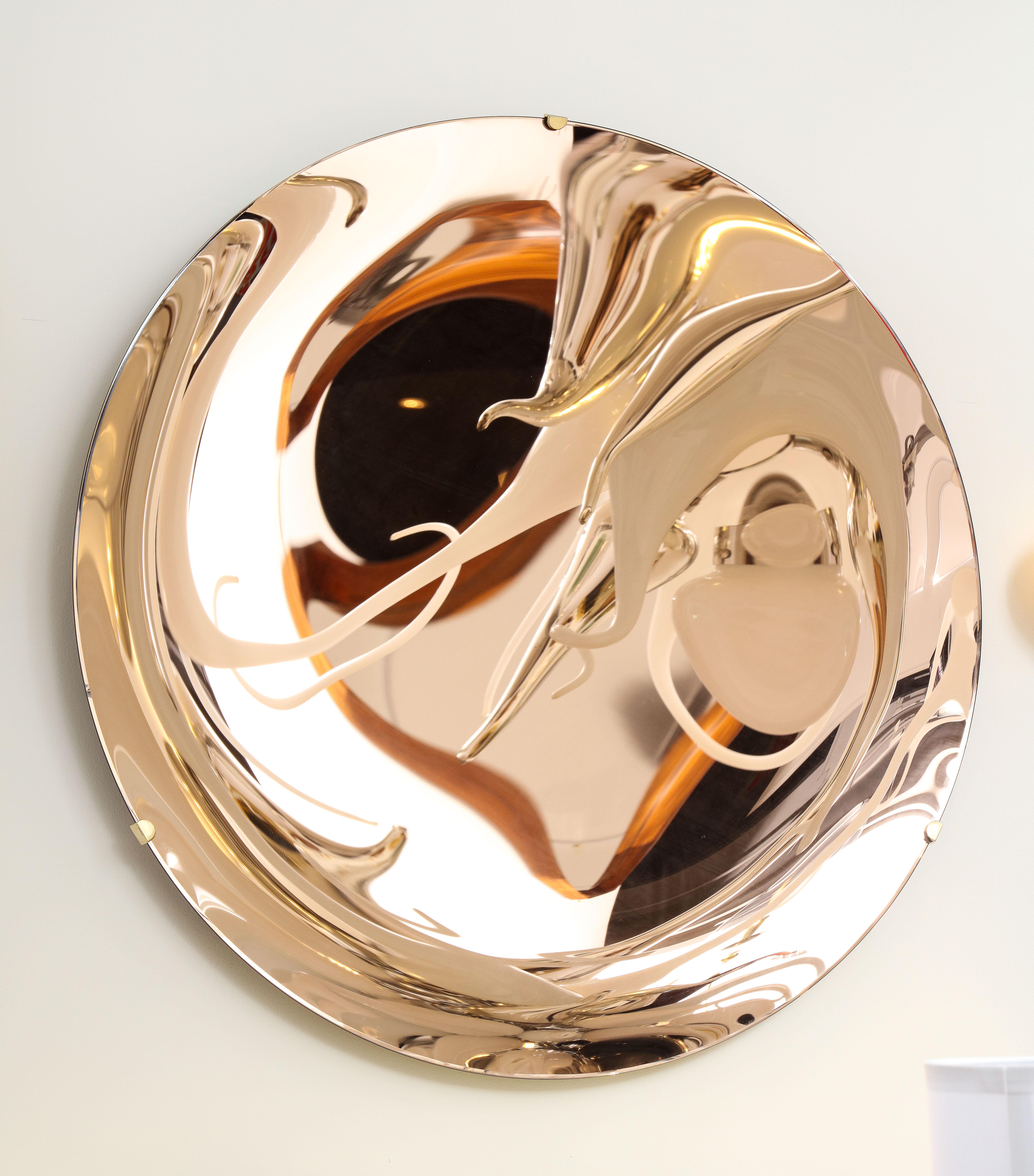Private Listing Large Sculptural Square Concave Rose 