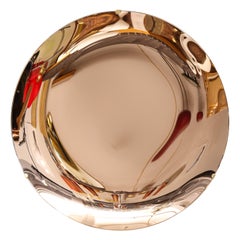 Private Listing Large Sculptural Square Concave Rose "Rosa" Mirror, Italy, 2021