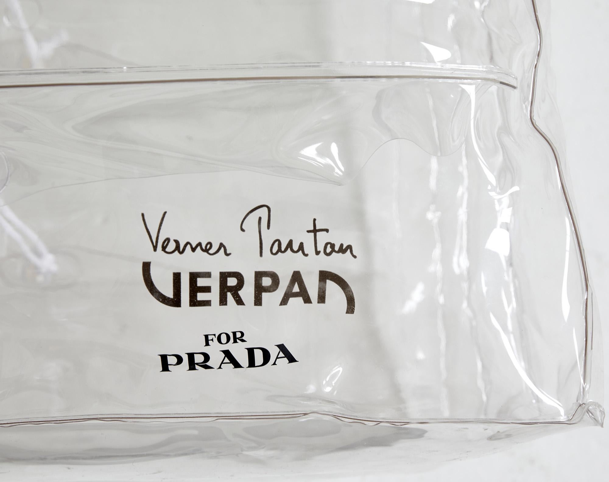 Private re-edition for PRADA of iconic 1960s Inflatable Stool by Verner Panton (Kunststoff) im Angebot
