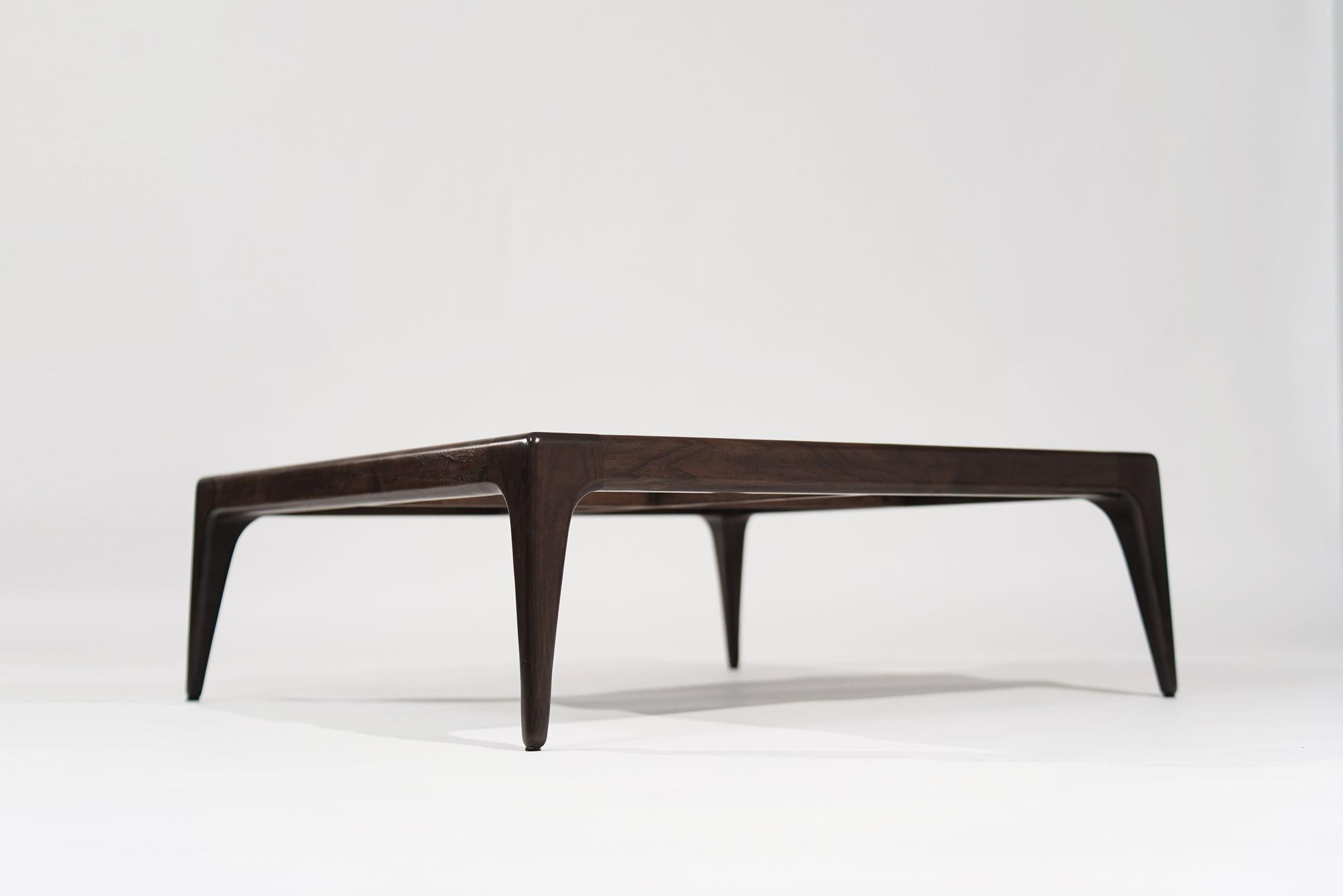 American Private Studio Sculptural Bronze Top Coffee Table, 2015 For Sale