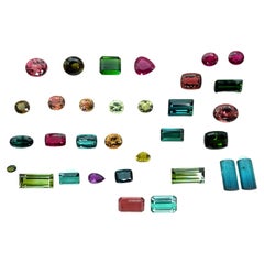 Privately Curated Fancy Unset Loose Tourmaline Collection, 630.13 Carats Total